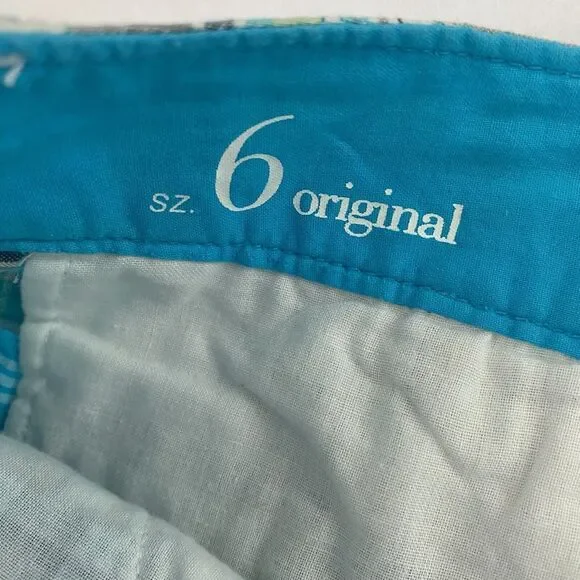 Loft Patch Work Shorts Original Straight Through Hip & Thigh Size 6 Brand New - Picture 8 of 13